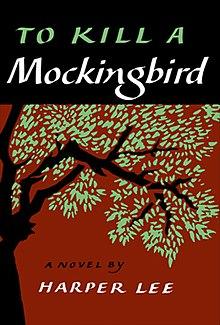 Book cover for Harper Lee's "To Kill a Mockingbird"