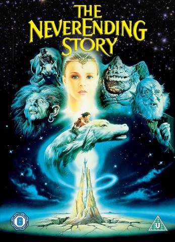 Movie poster for "The Neverending Story"