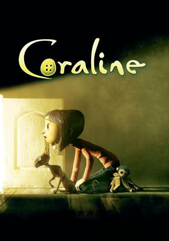 Movie poster for "Coraline"