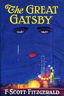 Book cover for F. Scott Fitzgerald's "The Great Gatsby"