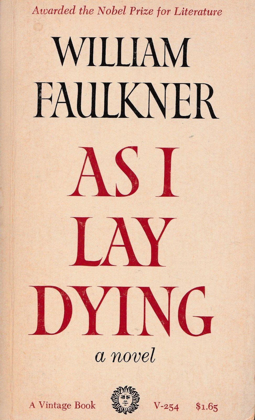 Book cover for William Faulkner's "As I Lay Dying"