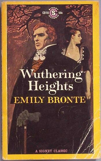 Book cover for Emily Bronte's "Wuthering Heights"